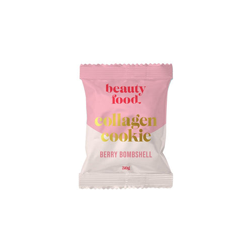 Beauty Food Collagen Cookies in Berry Bombshell (Box of 14)
